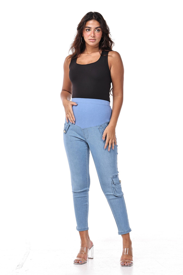 Maternity cargo pants - 1