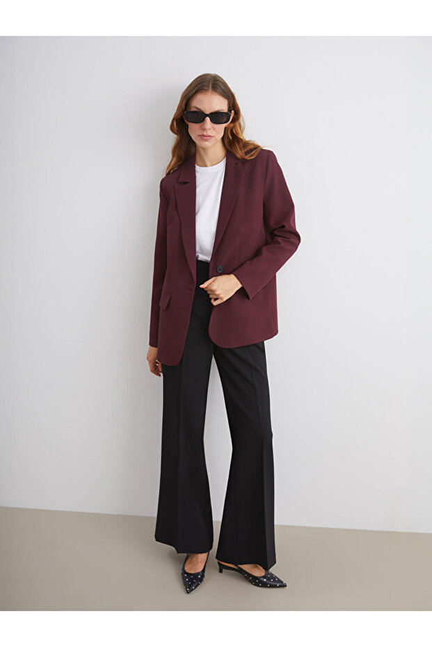 Shining Store'dan Işıltılı Seçimler | Krep Kadın Blazer Ceket - 2