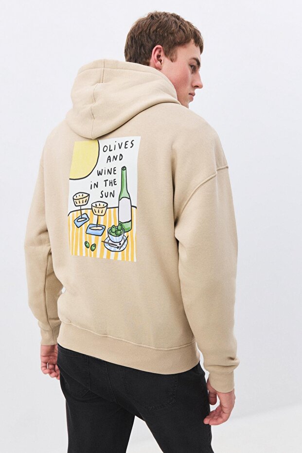 Women's Olives and Wine Sweatshirt Stone
