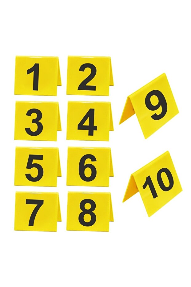 One Size as shown 10PCS Signage Wedding Banquet Restaurant Table Evidence Acrylic Marker Game Crime