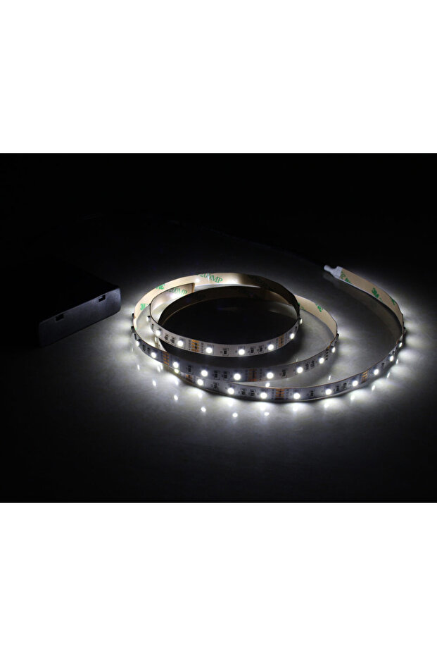 0.5 M Non-Waterproof Cool White Battery Powered LED Strip Light 50CM 1M 2M 3M Adhesive Tape Lights S