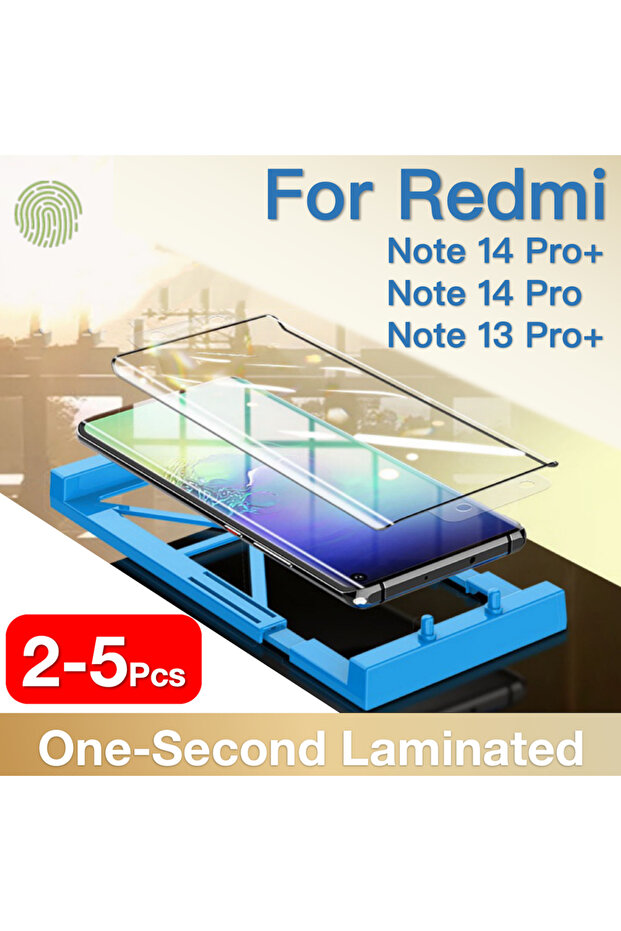 قطعتان لهاتف Redmi Note 14ProPlus من قطعتين إلى خمس قطع لهاتف Redmi Note 14 13 Pro Plus + واقي شاشة مقاوم للانفجار - 1