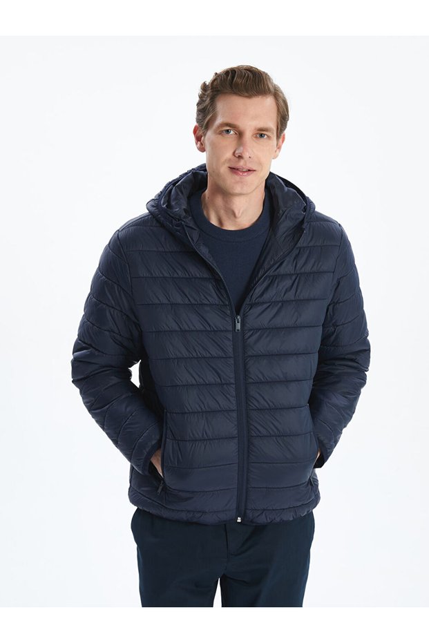 Esvab • Modern & Distinctive Regular Fit Hooded Men's Puffer Jacket