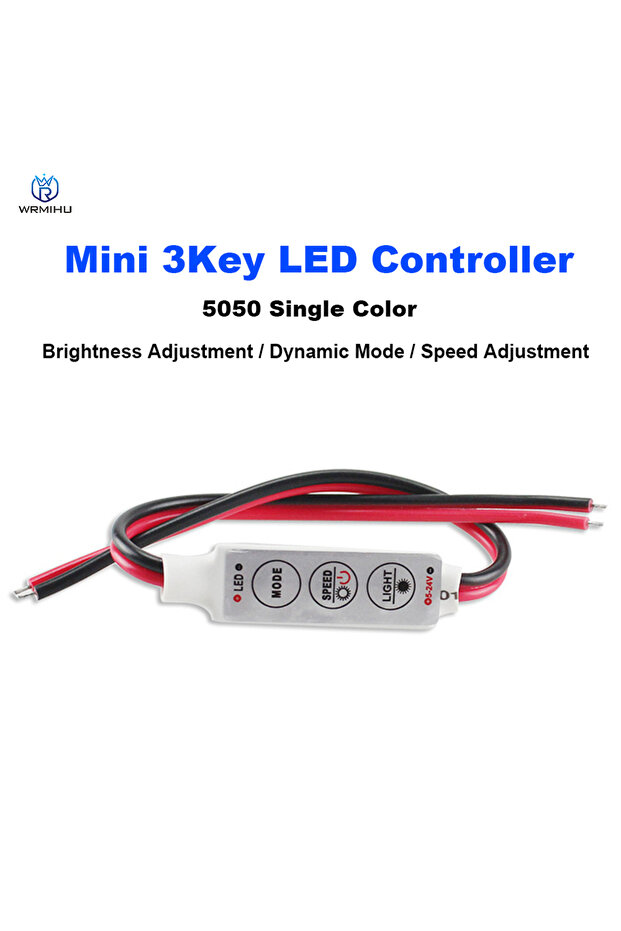 3 5 قطع DC5-24V مصباح LED صغير مع 3 مفاتيح للتحكم في الإضاءة ومحول ومفتاح 3528 5050 5630 جديد