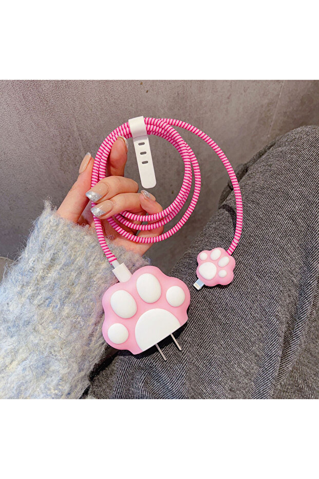 C Cable Winder 4 IN 1 Cable Charger Protector Cover 18W 20W For iPhone 14 13 15Pro Anti Break Scrat.