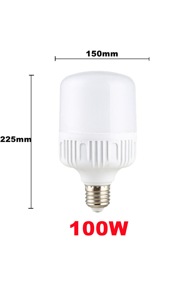 ضوء أبيض 100 واط 100 واط E27 LED مصباح لولبي 220 فولت لمبة إضاءة عالية السطوع ضوء أبيض حماية العين