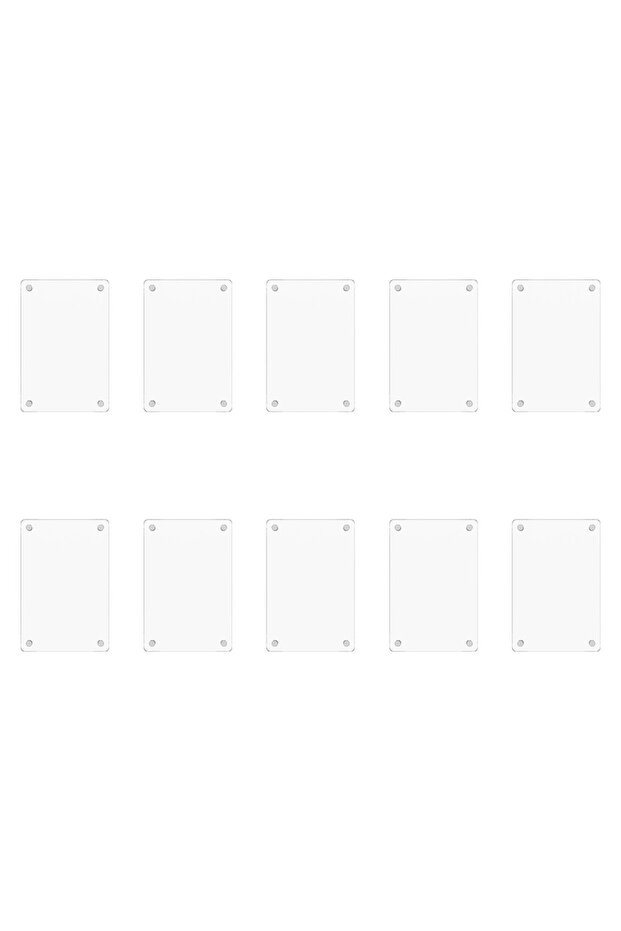 6x9x0.6cm 10 pieces 10/20/30Pcs Blank Photo Frame Acrylic Refrigerator Magnetic Frame Mini Magnetic