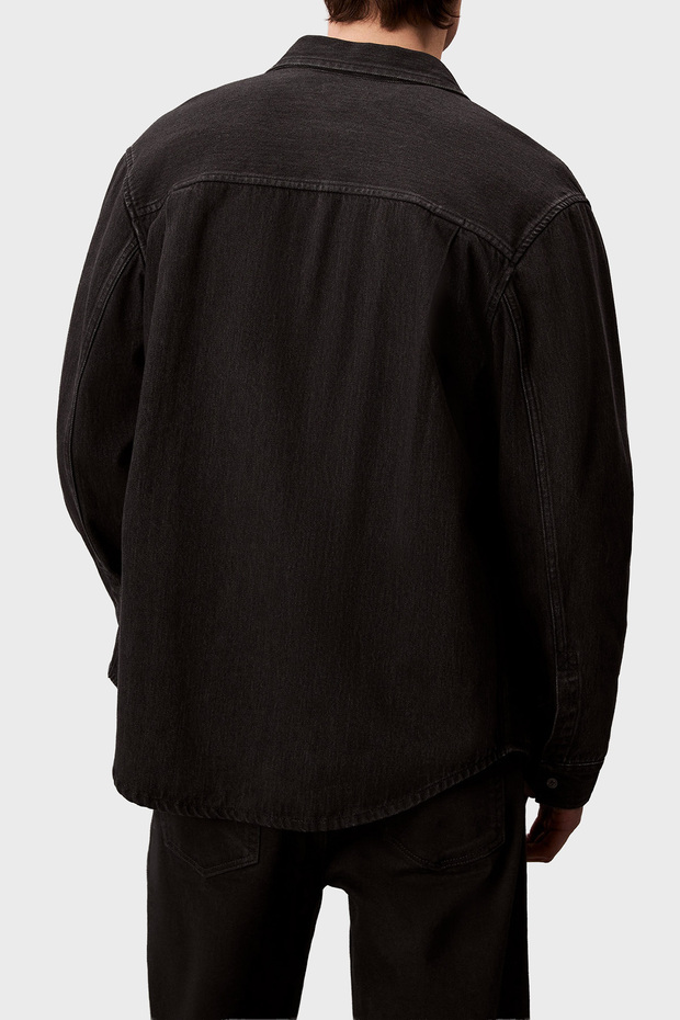 Calvin Klein Pamuklu Regular Fit Klasik Yaka Tek Cepli Kot Gömlek LV04RD765G57L Erkek KOT GÖMLEK LV0 - 3