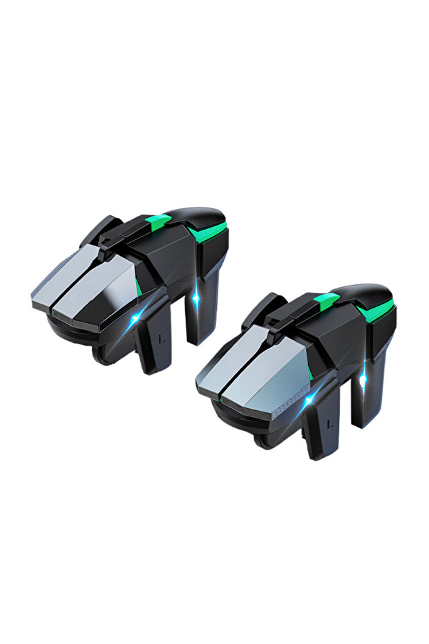 2PCS Mobile Game Trigger For PUBG Phone Gaming Controller 6 Finger Trigger Sensitive Shooting Gamepa - 1