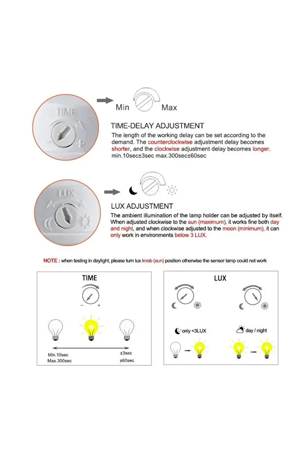 Light Switch PIR Smart PIR Motion Sensor Lamp Base E27 Light Socket 85-265V Auto Switch Bulb Holder - 2