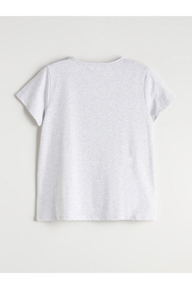 Yıldız Desenli Kadın Şortlu Pijama Takımı - 3
