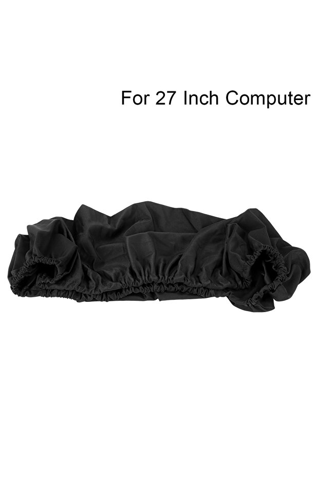 for 27 inch black Computer Dust Cover Flexible Polyester Monitor Protective Cover For 27Inch Dust-