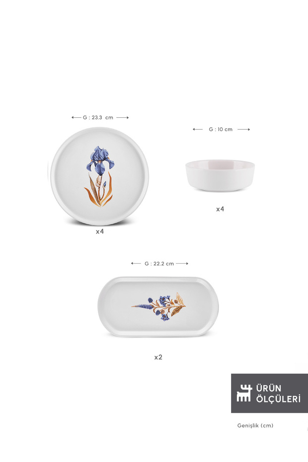 Revive 10 Parça 4 Kişilik Kahvaltı Seti - 2