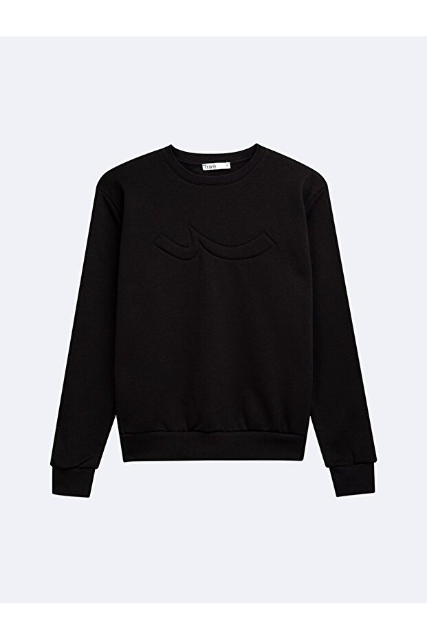 Siyah Sweatshırt - 2