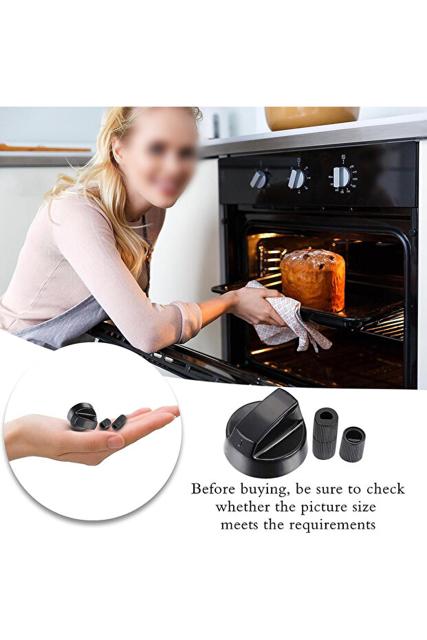 مقابض تحكم مع محولات مجموعة مقابض تحكم متعددة الاستخدامات ومقابض و 12 قطعة محولات للمواقد والأفران... - 2