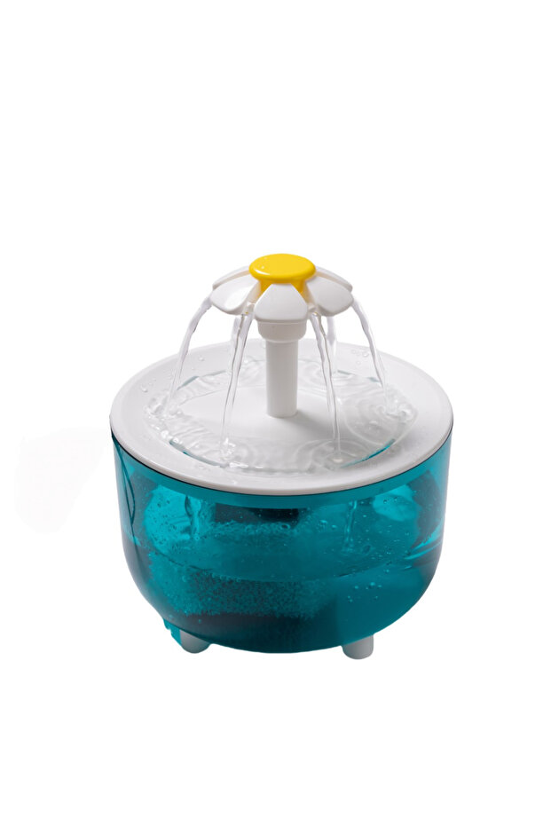 1.2L SKY BLUE Cat Water Fountain, 1.2L Recirculating Pet Water Dispenser, USB Powered, Silent, with