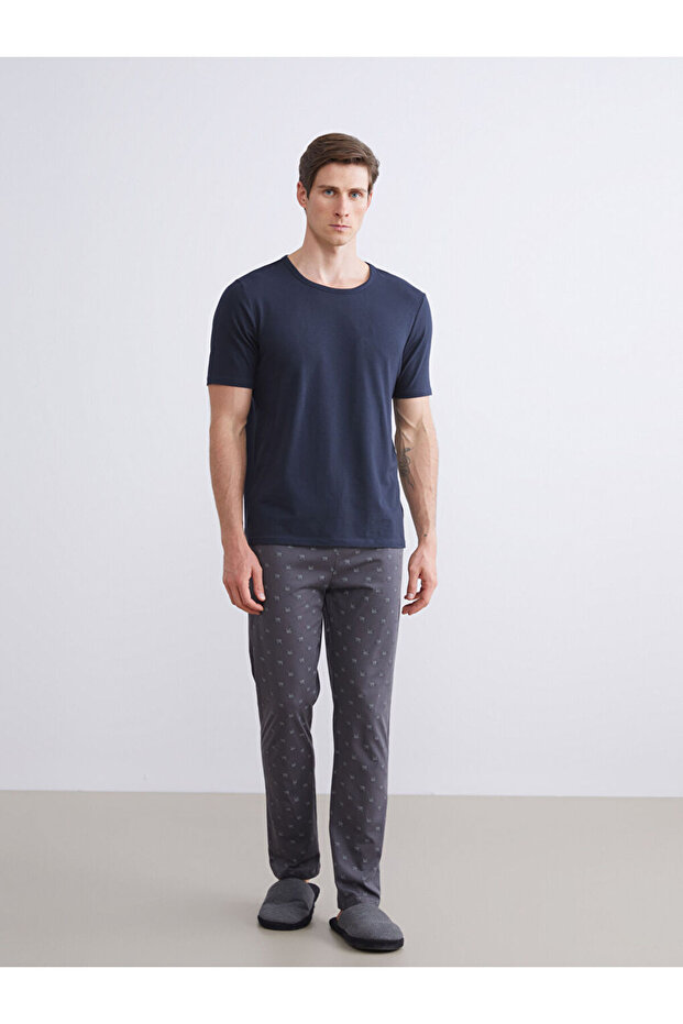 Create Your Style from Uzg Store |   Thin Patterned Men's Pajama Bottoms - 1