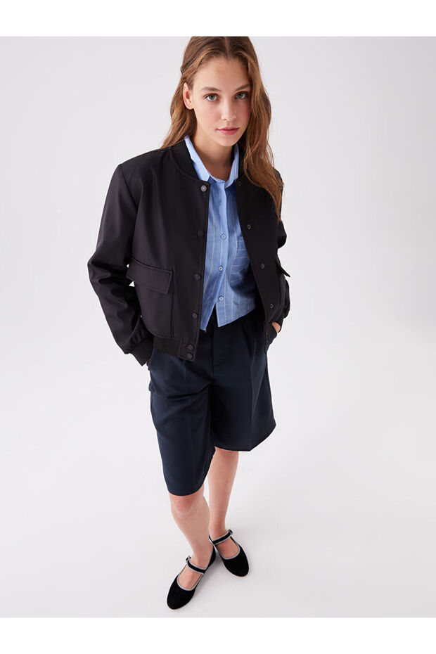 Lcw Visionwomen's College Collar Straight Puffer Coat