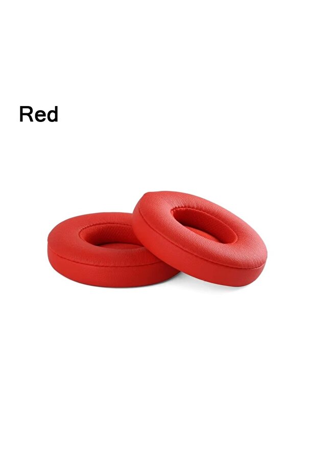Red For Beats Solo 2 3 Wireless Headset Ultra-soft Cover Replacement Ear pads Cushion Earbuds
