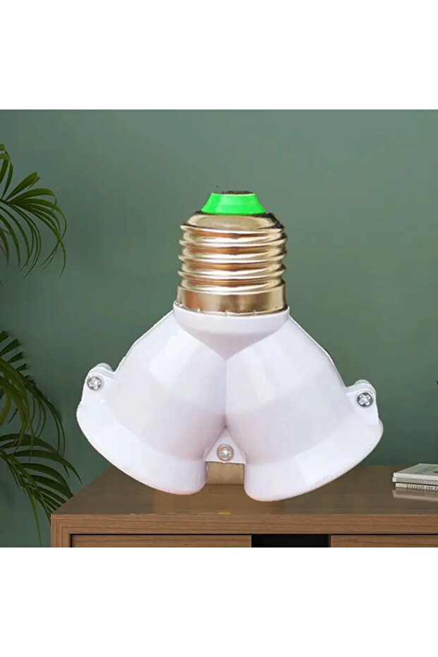 مقسم قاعدة 2 في 1 E27 من E27 إلى E27 حامل مصباح LED من الاتحاد الأوروبي 2 في 1/3 في 1/4 في 1/5 في 1/6 في 1 مصباح LED S