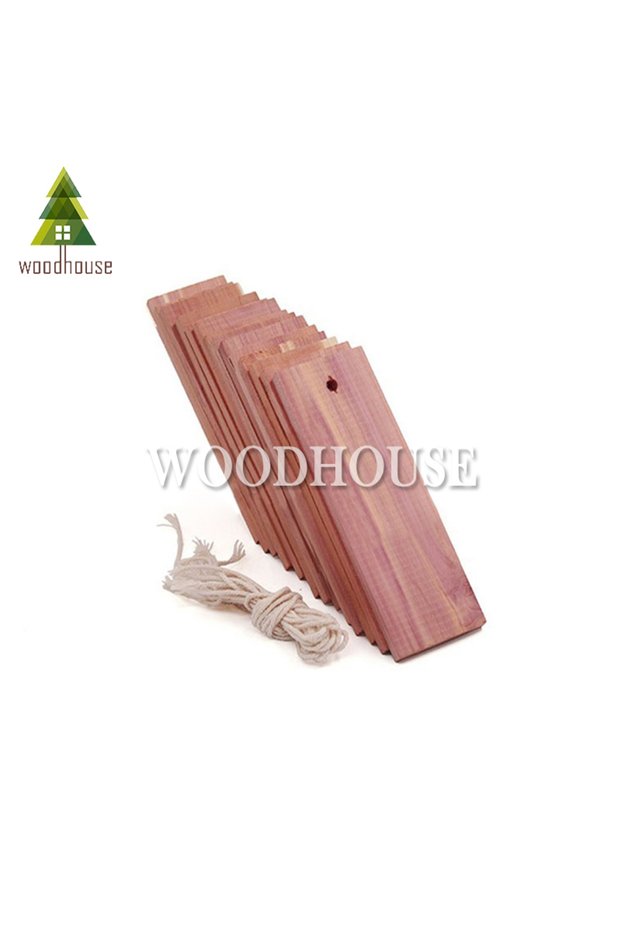 10pcs wooden chips 10 Cedar Hanger Freshener with Light Fragrance Odor Protection for clothes Closet