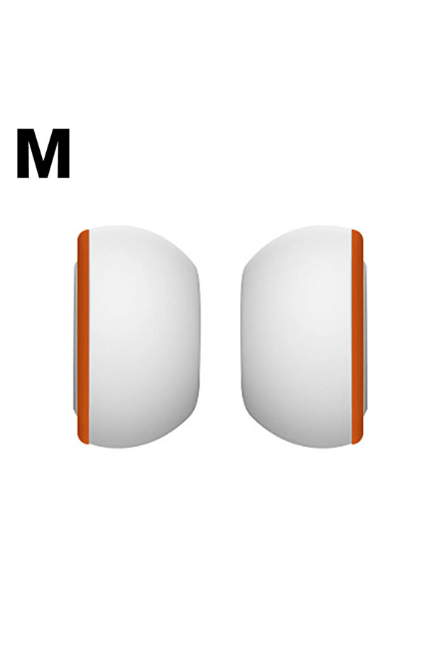 حجم M زوج واحد من سدادات الأذن المصنوعة من الإسفنج المرن لـ AirPods Pro 1 2 سدادات أذن بديلة ناعمة من السيليكون تناسب غطاء الأذن