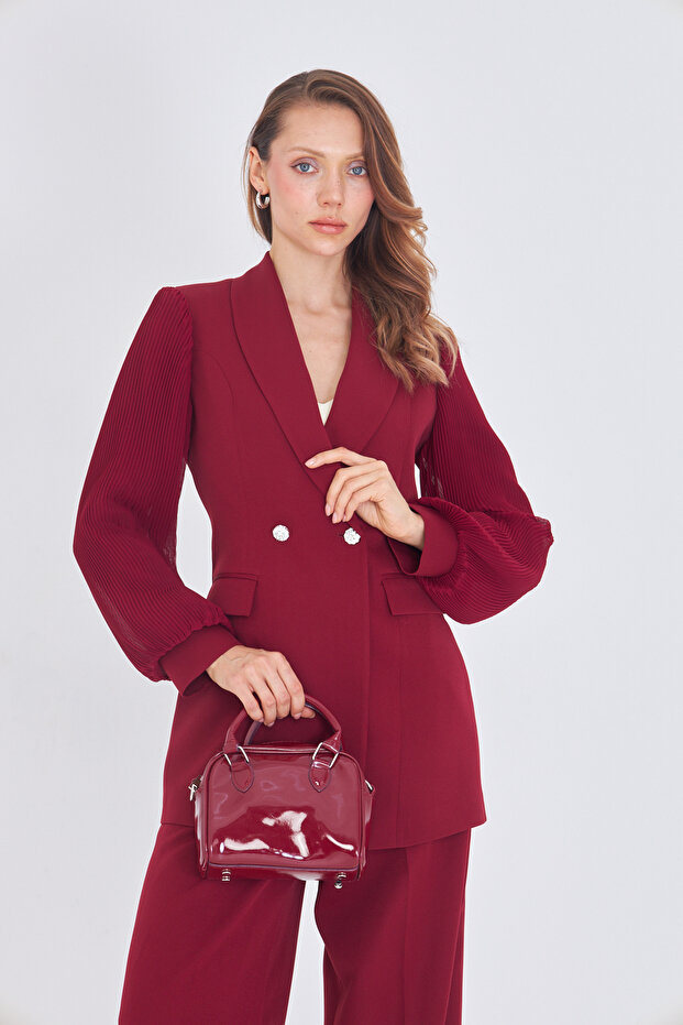 سترة بأكمام شيفون - 3