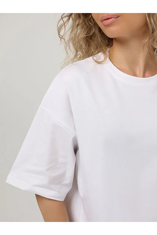 Μπλουζάκι Unisex Crew Neck oversized Basic - 4