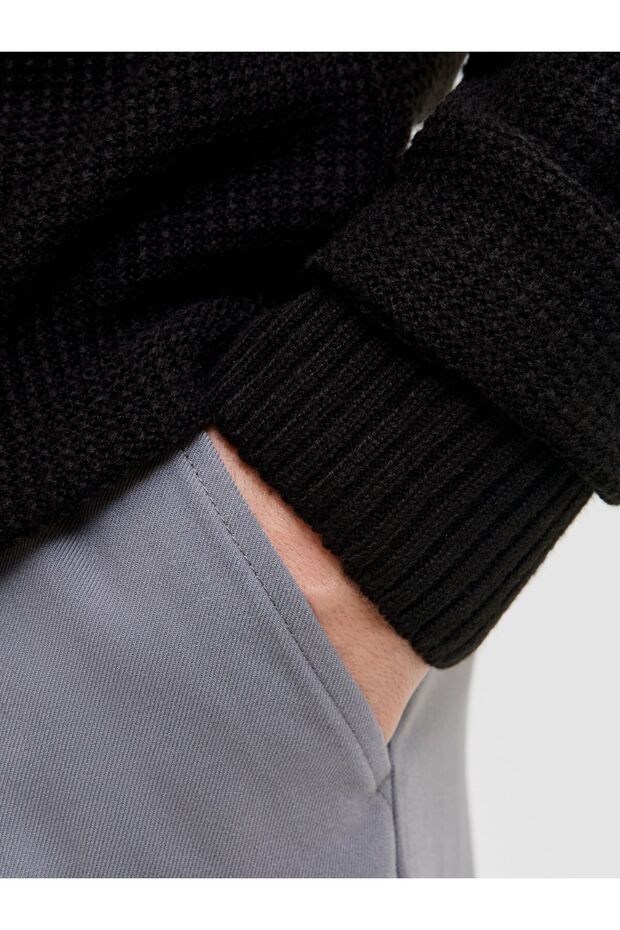 Strickpullover Einfarbig Strickpullover - 5