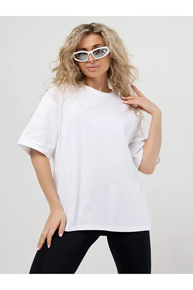 Μπλουζάκι Unisex Crew Neck oversized Basic - 1