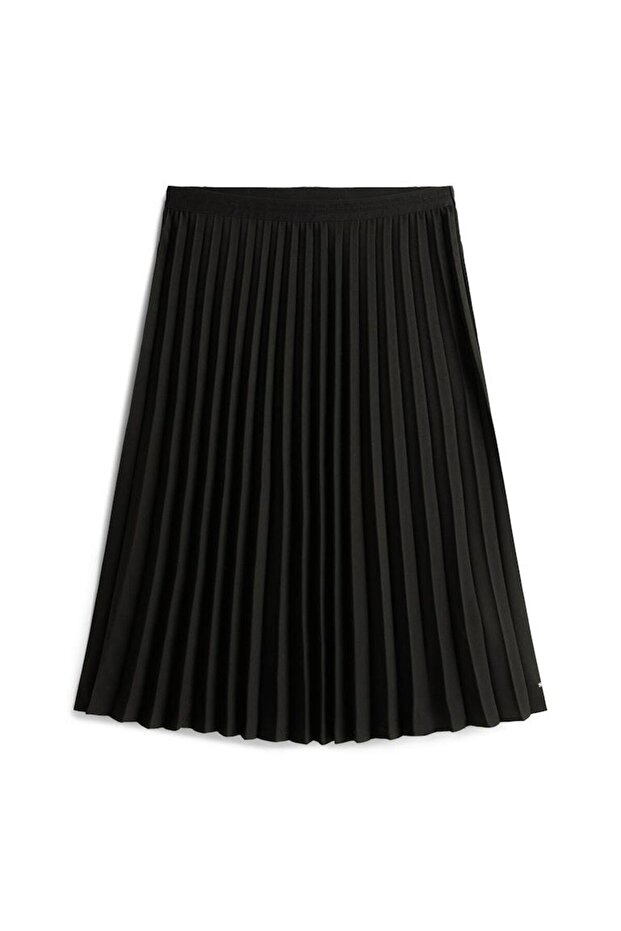FLUID PLEATED PULL ON MIDI SKIRT - 3