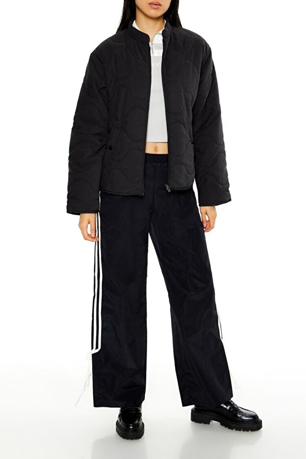 Kapitone Bomber Ceket - 4