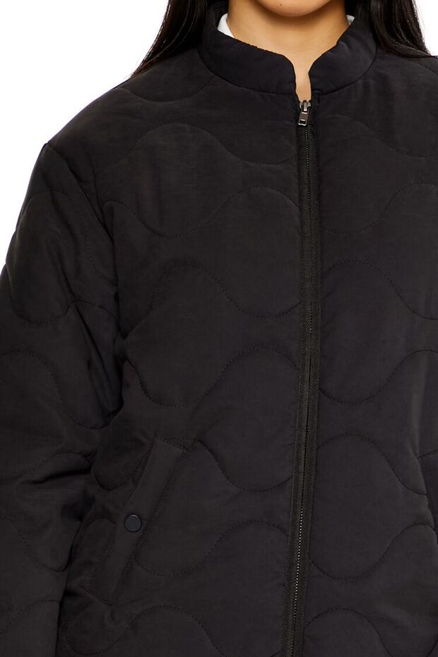 Kapitone Bomber Ceket - 5