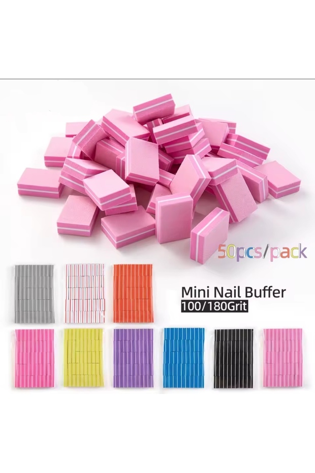 Mini Buffer 50 Adet 100/180 Grit - 1