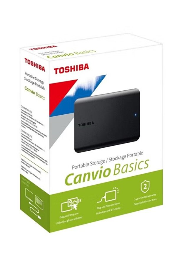 Black Canvio Basics 1 Tb 2.5" USB 3.0 Portable Hdd - 1