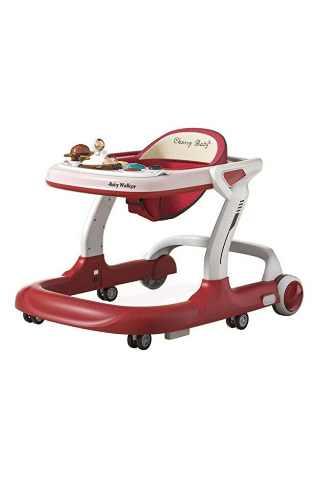 مشاية أطفال متعددة الوظائف - أحمر - 1