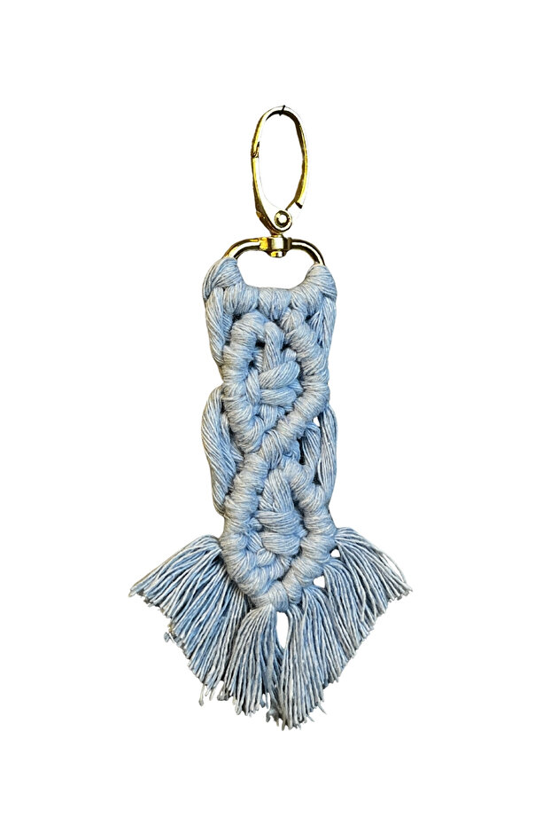 - سلسلة مفاتيح مكرامية يدوية الصنع من إيج 7366 - 1