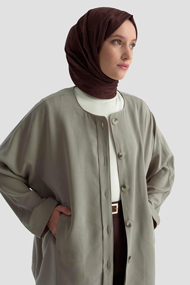 سترة بأكمام الخفاش 25KD1107 مينك