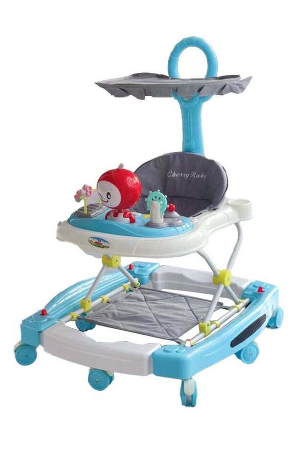 Multifunctional Baby Walker - Light Blue