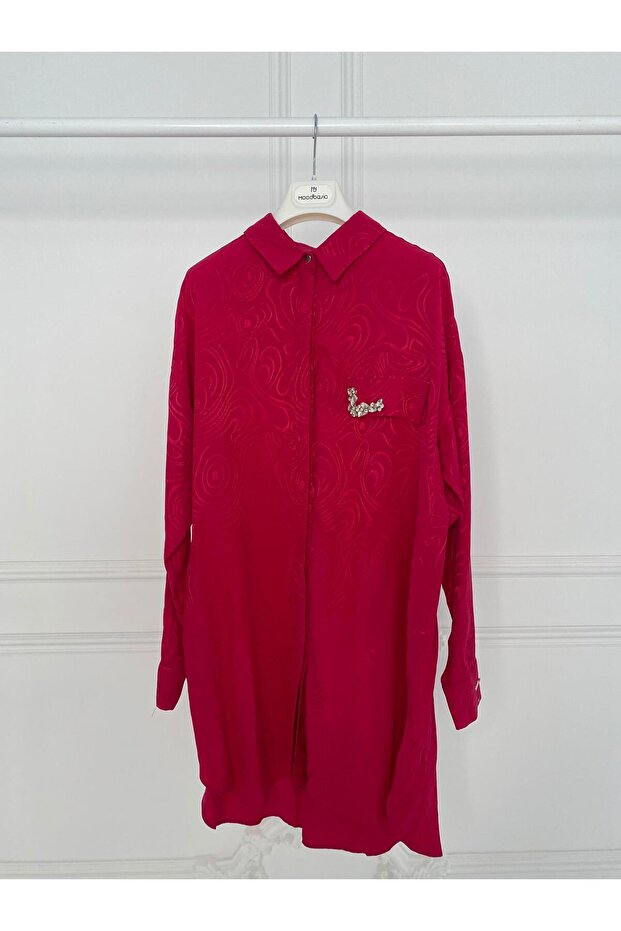 DESENLİ KREP GÖMLEK - 1