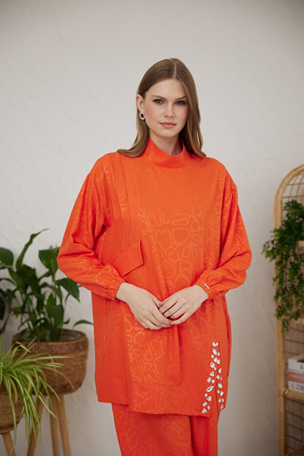 YIRTMACI TAŞLI PAMUKLU TAKIM - 4