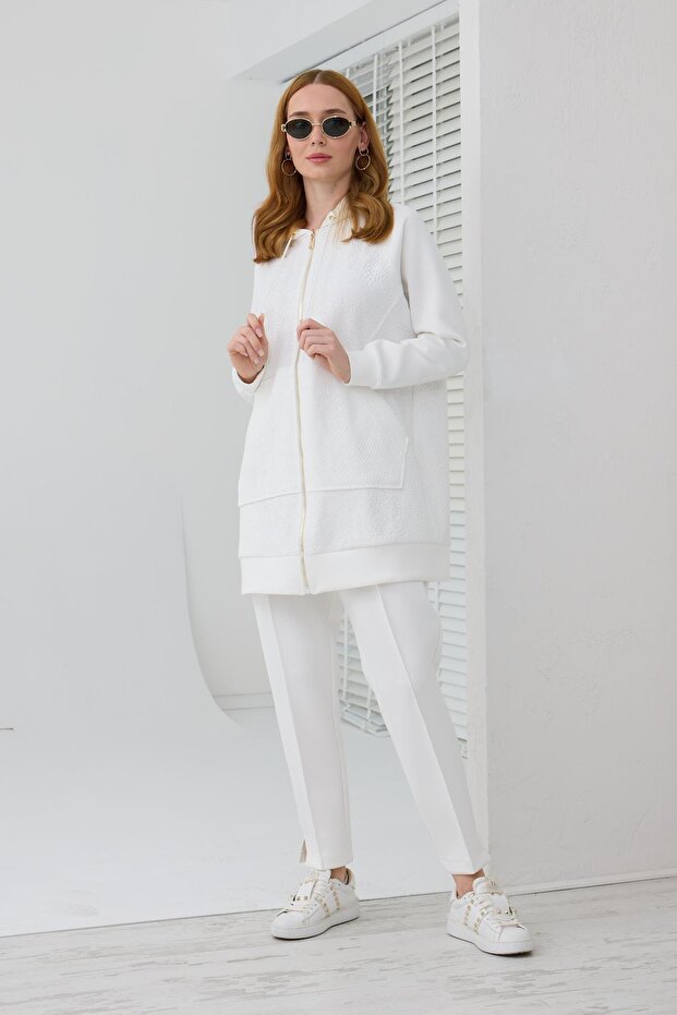 Scuba Suit with Embossed Pattern - 2