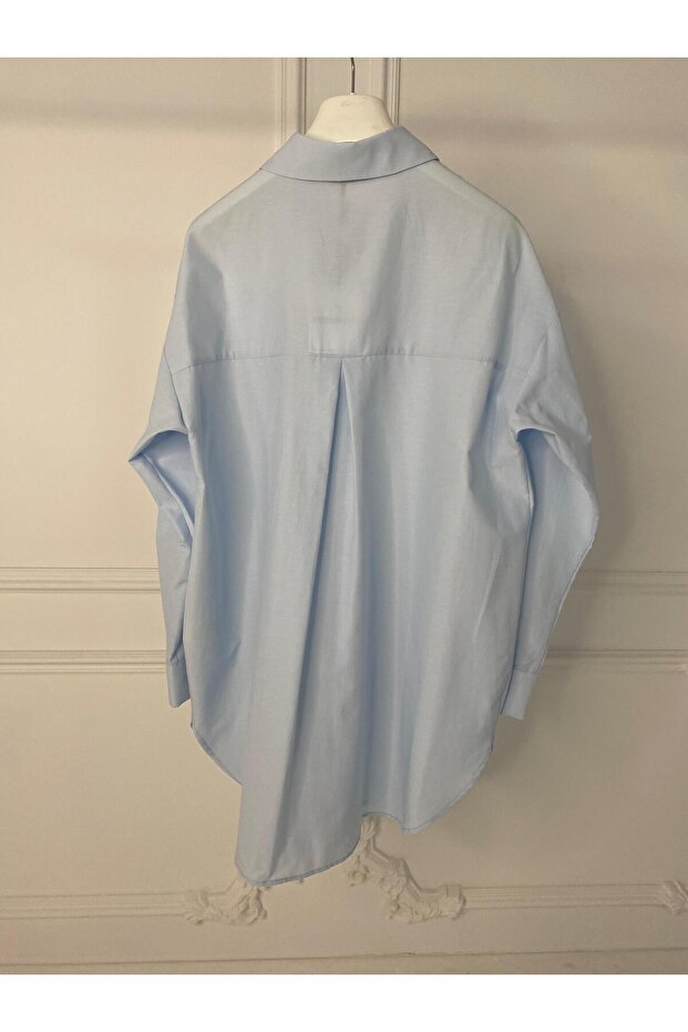 DÜŞÜK OMUZ PAMUKLU GÖMLEK - 2