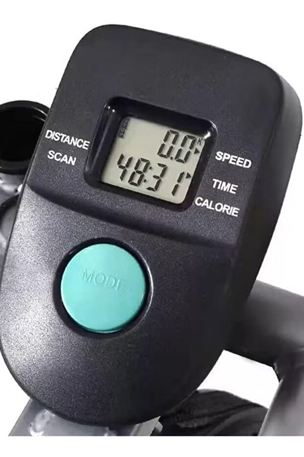 دراجة تمارين اوربتراك جهاز اوربتراك رياضي بيضاوي الشكل مزود بشاشة LCD ذكية لقياس النبض من اليد - 4