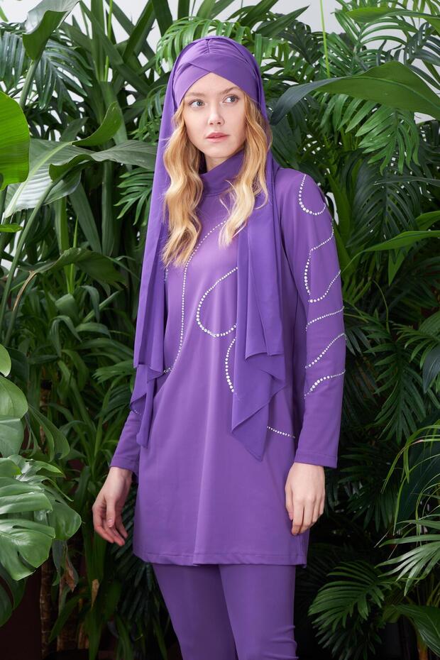 TAŞ İŞLEMELİ TESETTÜR MAYO - 4