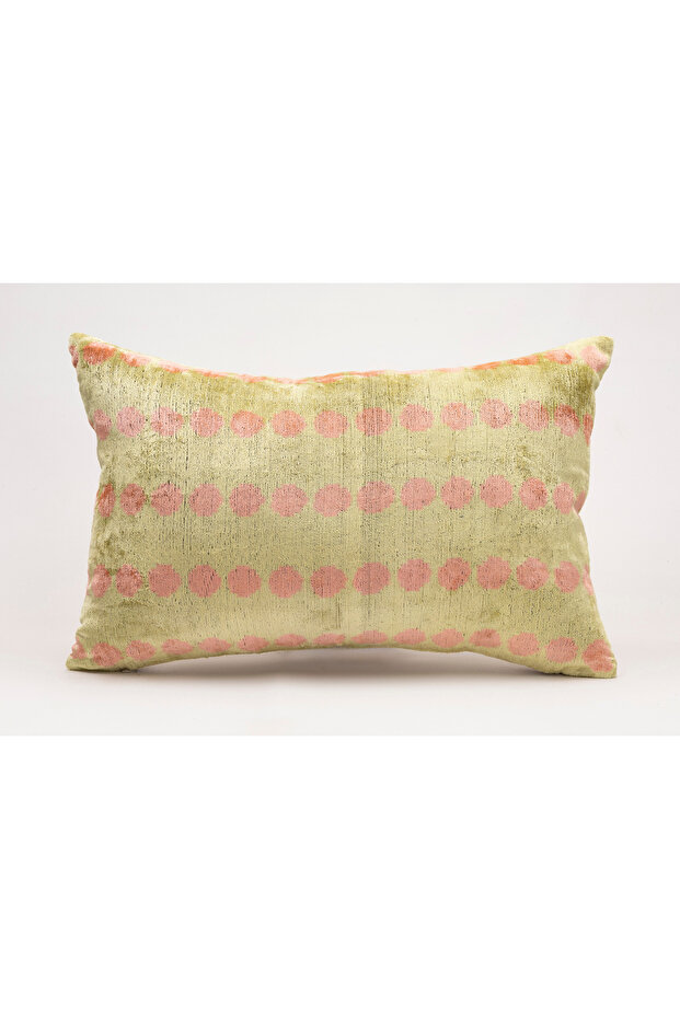 Silk Velvet Ikat Decorative Throw Pillow Case