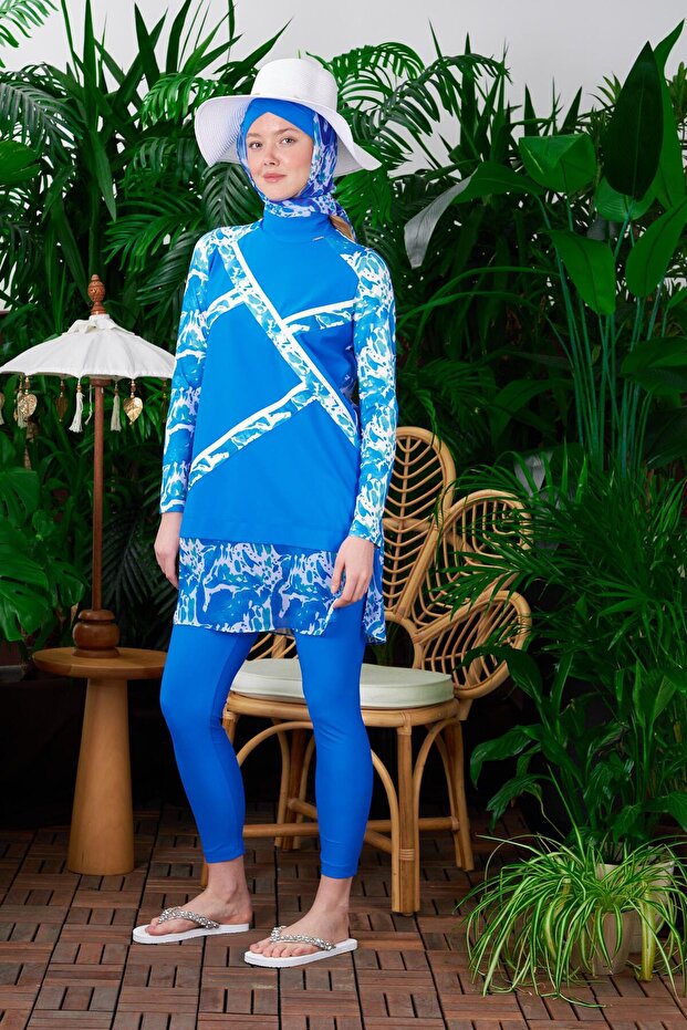 DESENLİ ŞİFON TESETTÜR MAYO - 2