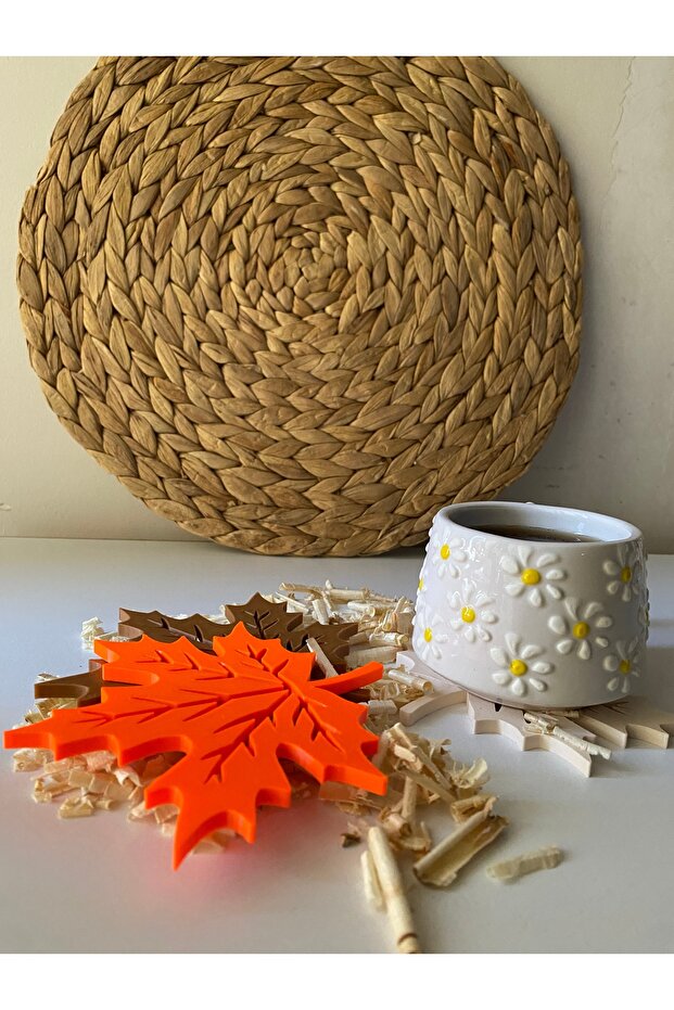 3-Piece Leaf Coaster