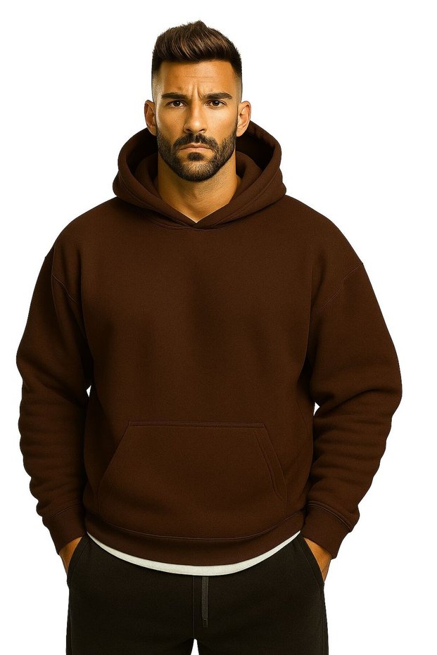 3-Ply Combed Cotton Unisex Hooded Sweatshirt