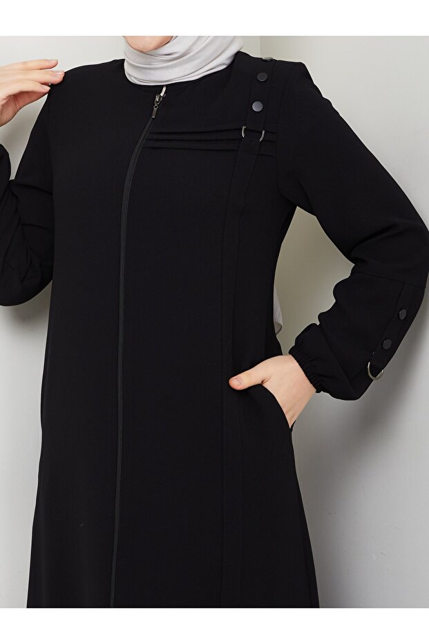 NERVÜL DETAYLI FERACE - 3